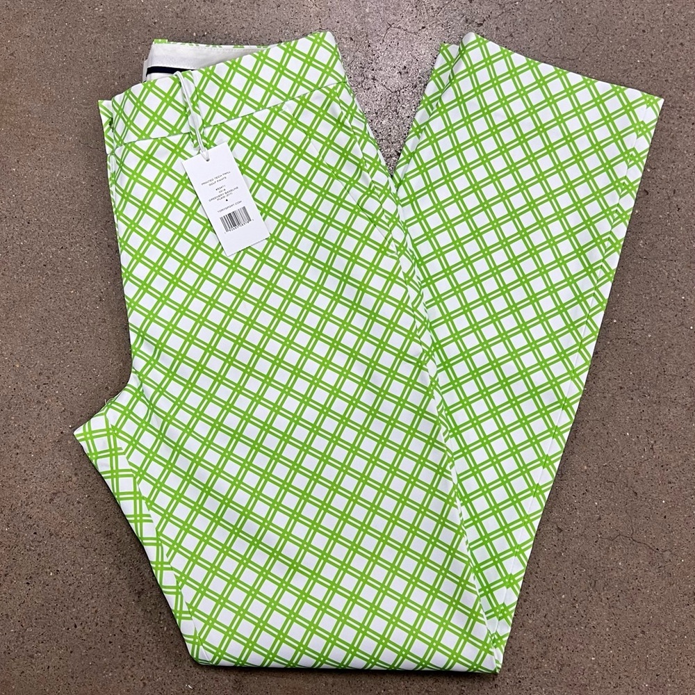 Tory Sport Green Plaid Pants